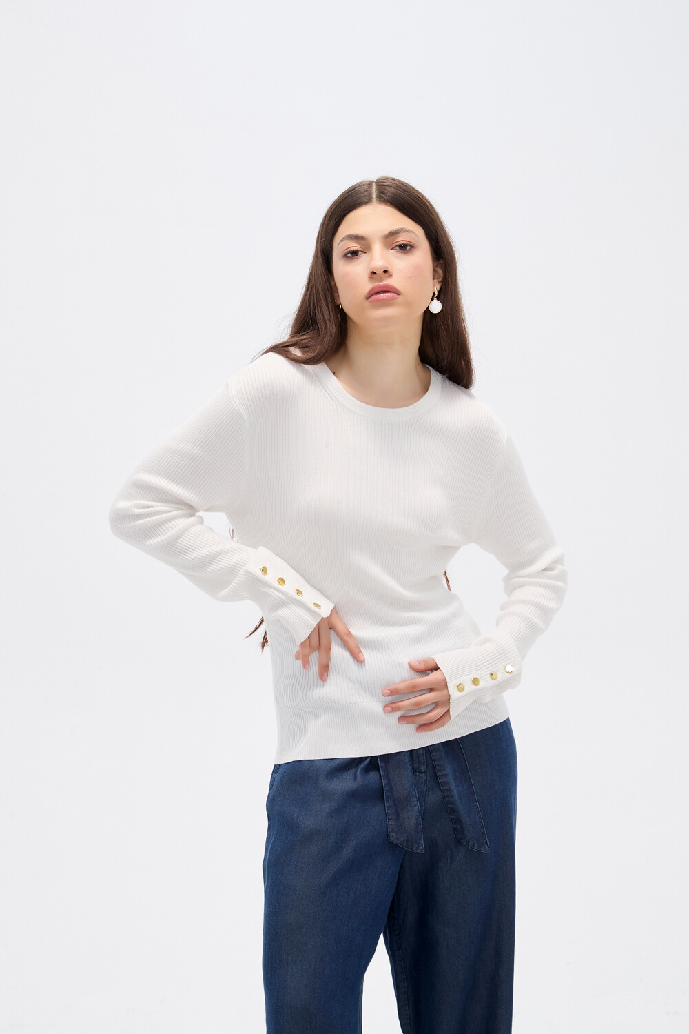 Remera Brune Blanco