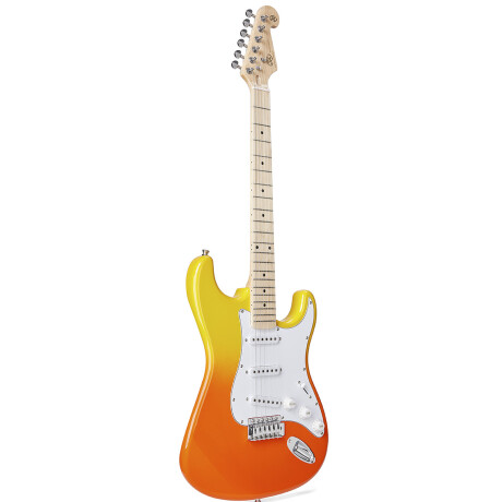 Guitarra Eléctrica Sx Sem1 Strat Naranja Con Funda Guitarra Eléctrica Sx Sem1 Strat Naranja Con Funda