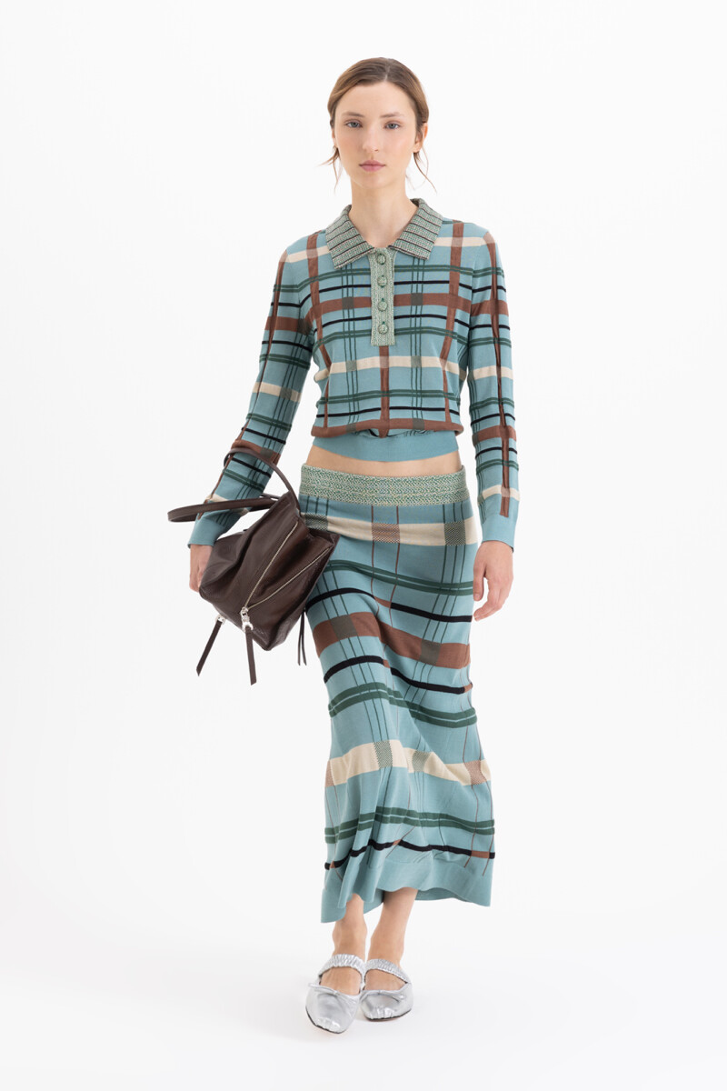 POLLERA NANTES Verde