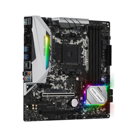 Motherboard Asrock B450M Steel Legend AM4 001