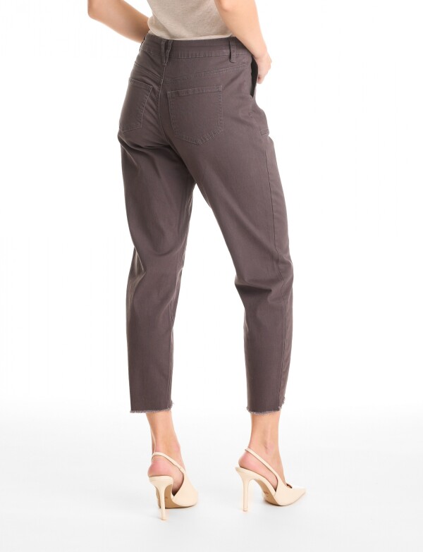 Pantalon Crop GRIS