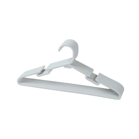 Perchas antideslizantes 10pcs blanco