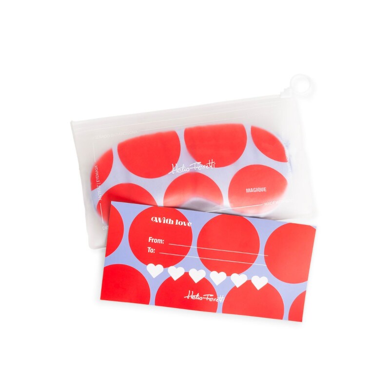 Antifaz para dormir y viajar Punto Escarlata Antifaz para dormir y viajar Punto Escarlata