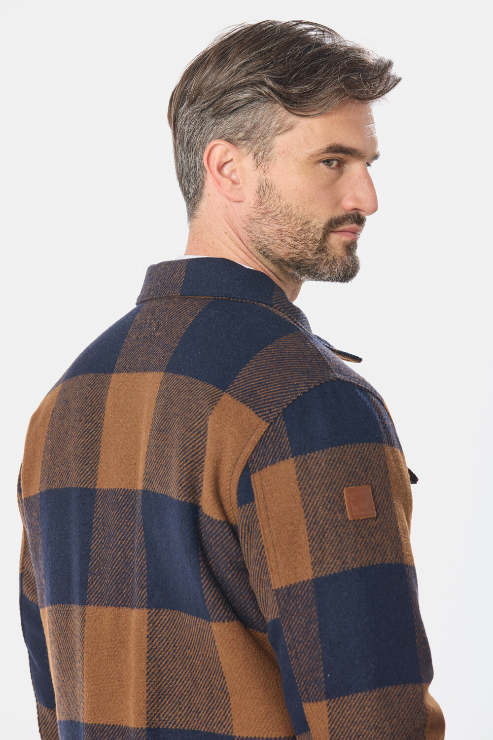 CAMPERA DE ABRIGO DE PAÑO Azul