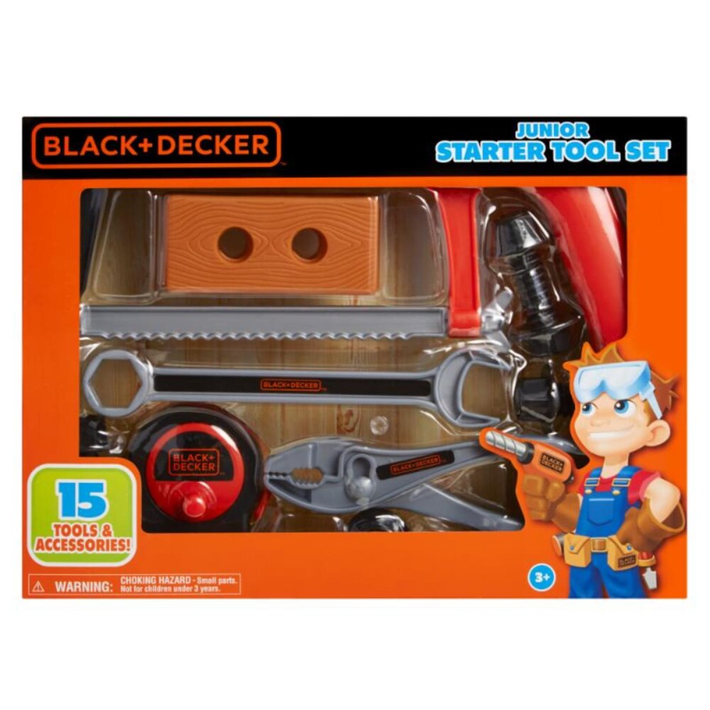 JAKKS BLACK+DECKER SET CONSTRUCTOR PRINC única