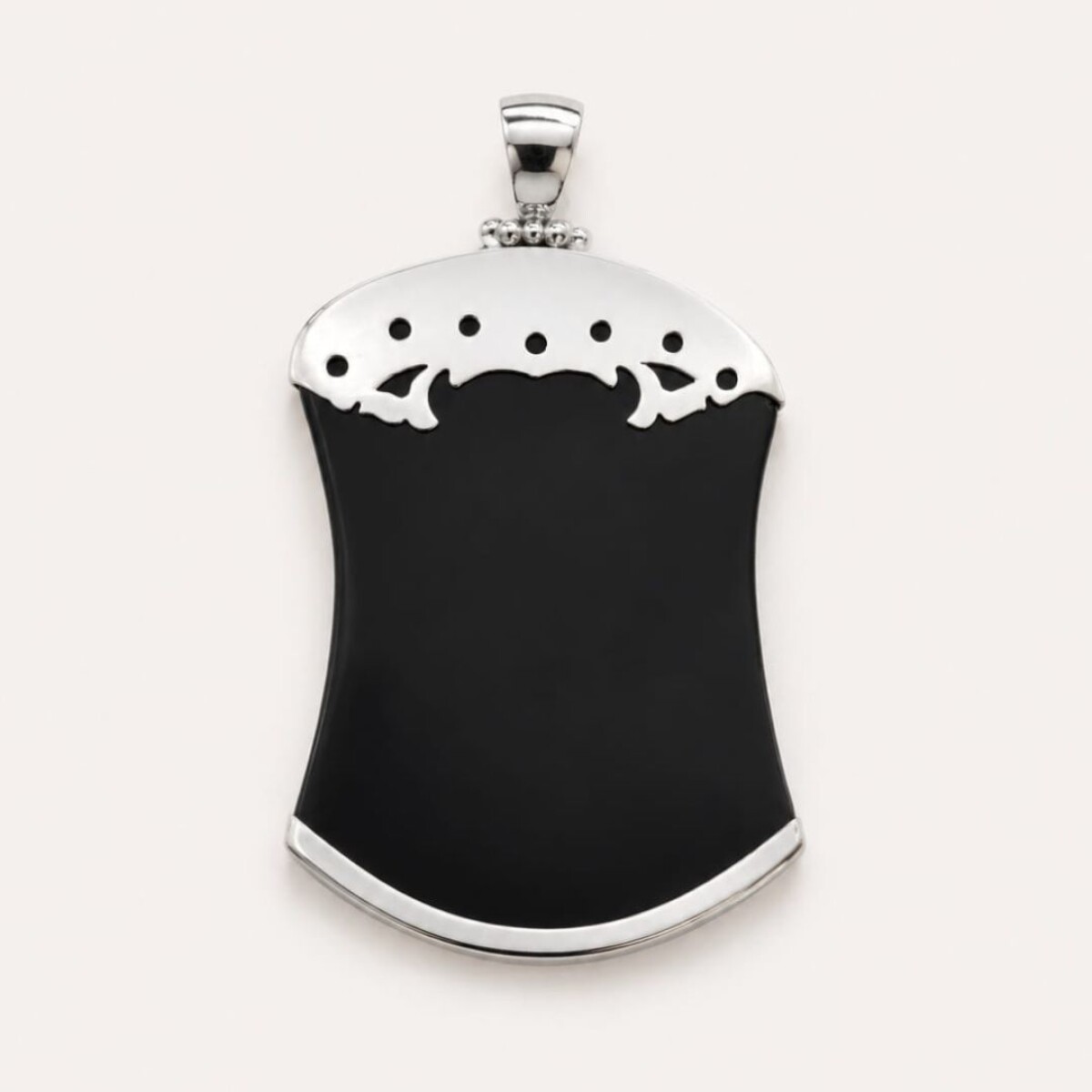 Dije Agata Negra - Plata 925 