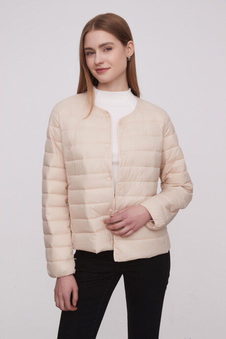 Campera Sicora Beige Claro
