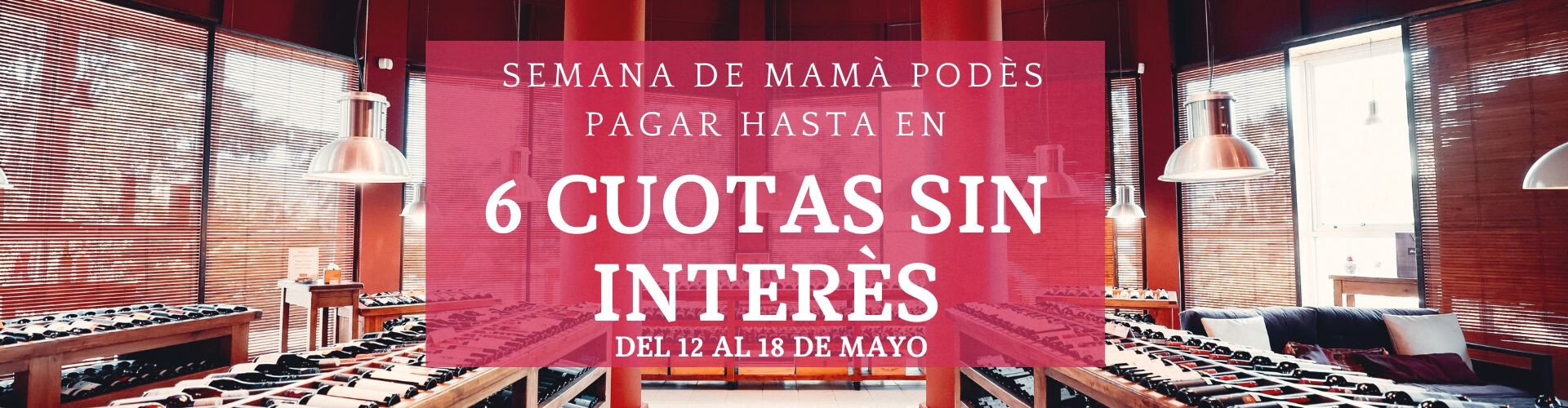 6 cuotas sin interès