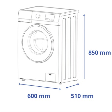 Lavarropas Frontal James Programable 6kg Silver Lavarropas Frontal James Programable 6kg Silver