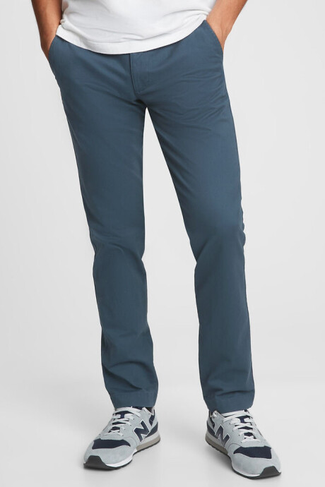 V-ESSENTIAL KHAKI SLIM FIT Medium Indigo 25