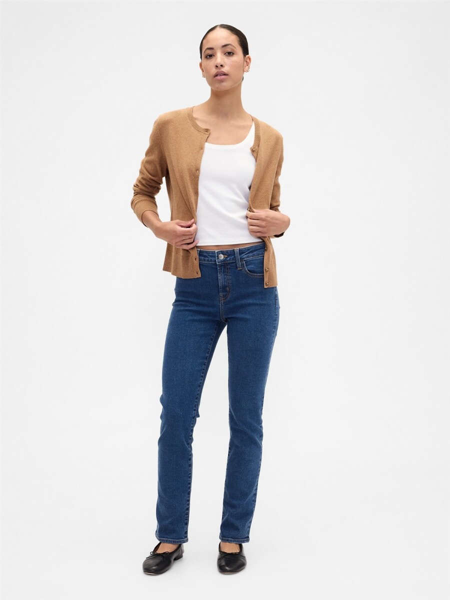 Jean Classic Straight Mujer - Medium Wash 