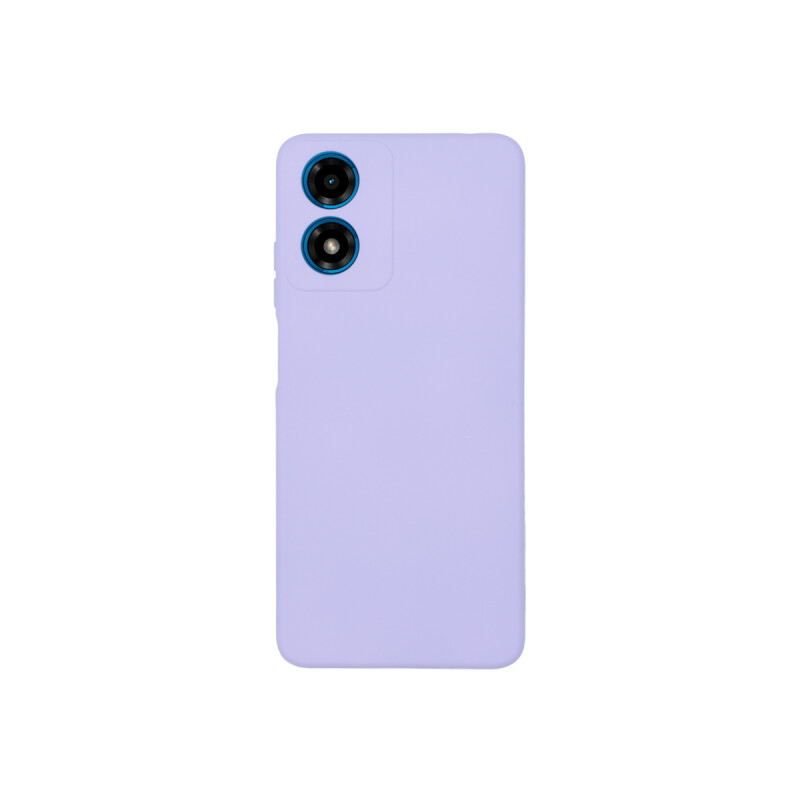 Protector para Motorola Moto G04 engomado color lila Protector Para Motorola Moto G04 Engomado Color Lila