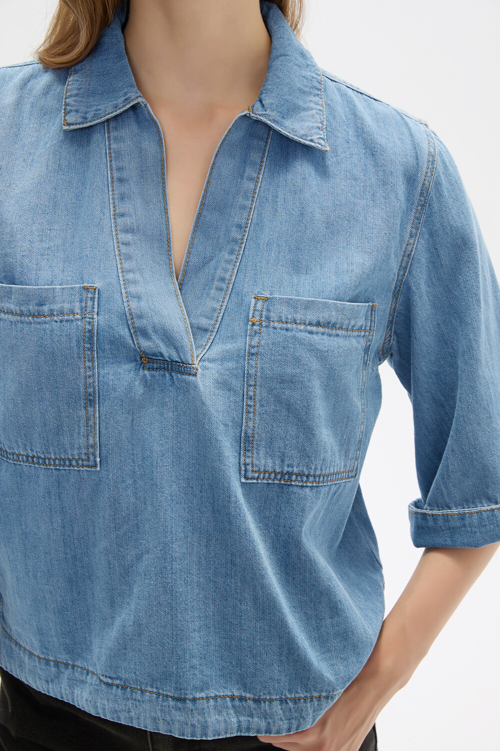 Blusa Railay Azul Claro