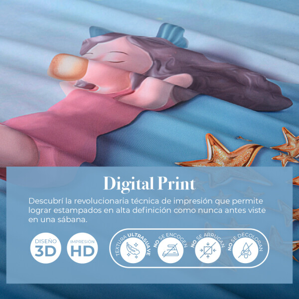 JUEGO DE SABANAS LANCASTER INFANTIL DIGITAL PRINT 1 PLAZA SUEÑO