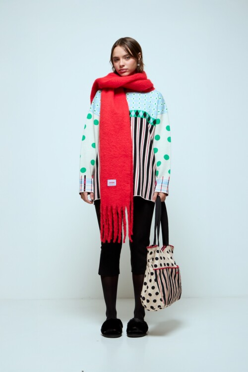 Sweater vibrante rojo