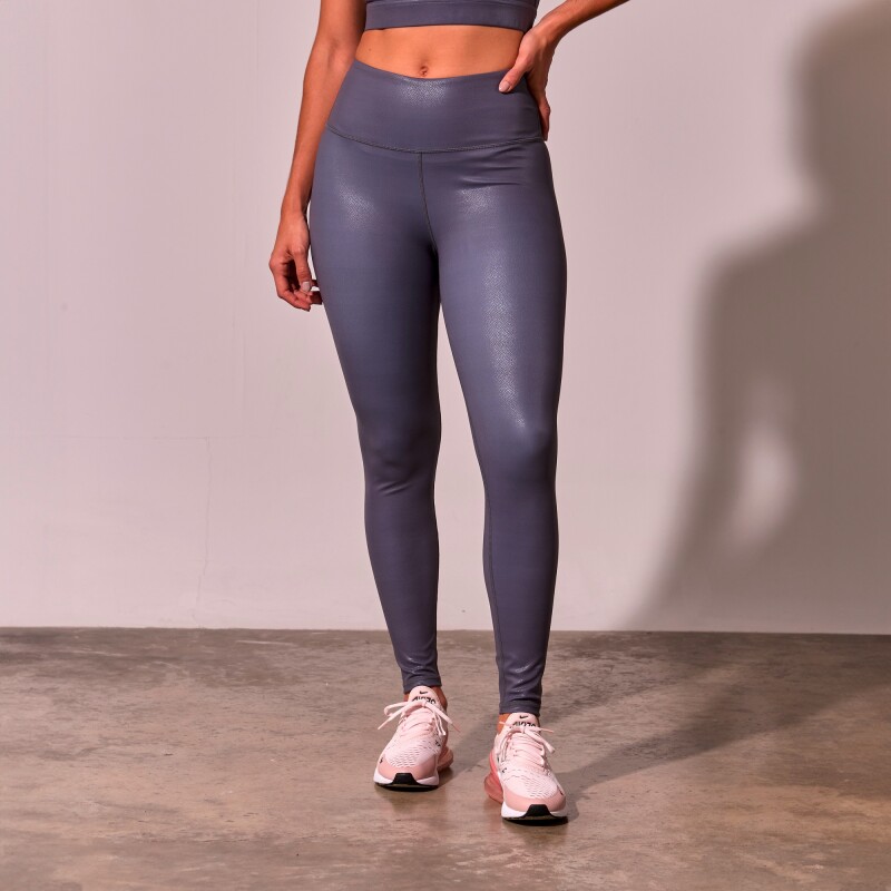 Pantalón Largo Legging Reptil de Mujer Gris