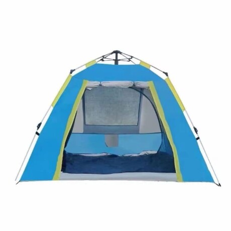 Carpa Automática Para 2 Personas Con Ventanas Celeste