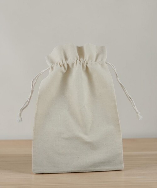 Bolsa tela lienzo 20x25. NATURAL