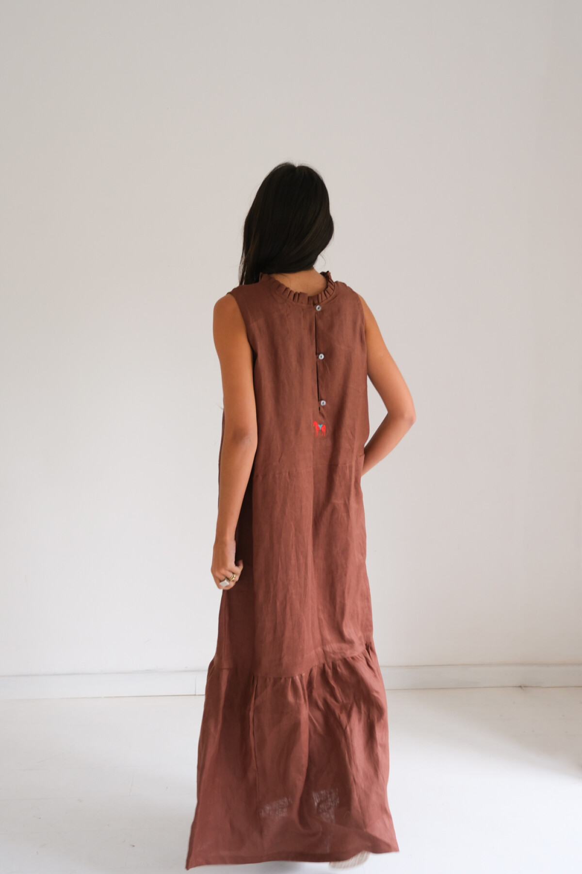 Queens Cup Dress Chocolate