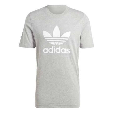 Remera Adidas Moda Hombre Trefooil Gris S/C