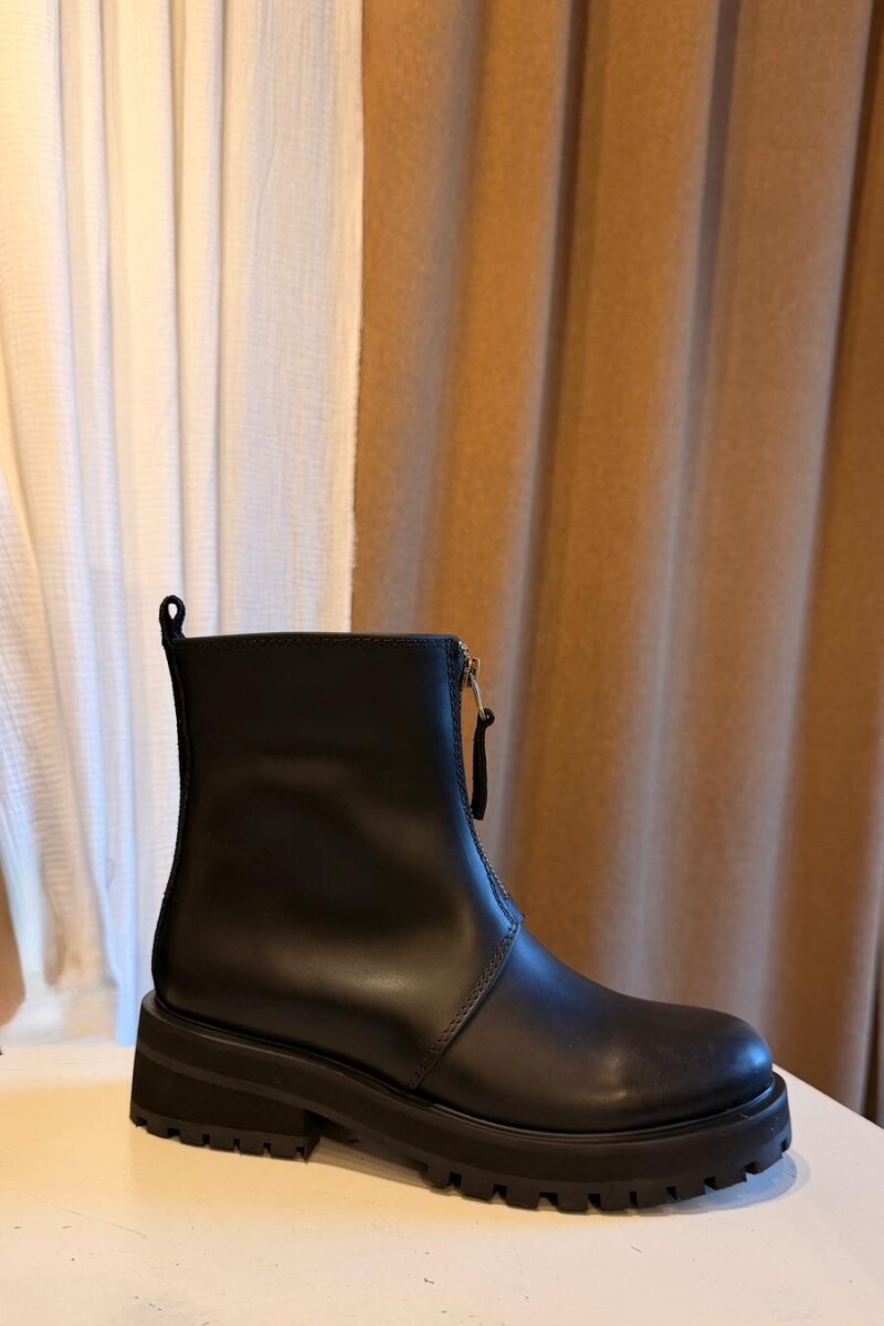 Front Zip Negro