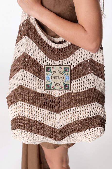 Bolso Lunel Chocolate/Beige