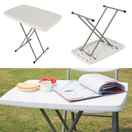 Mesa valija plegable en HDPE 76*50 Mesa valija plegable en HDPE 76*50