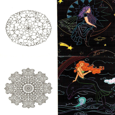 Láminas para raspar con efectos de color DIY Láminas Para Raspar Con Efectos De Color Diy