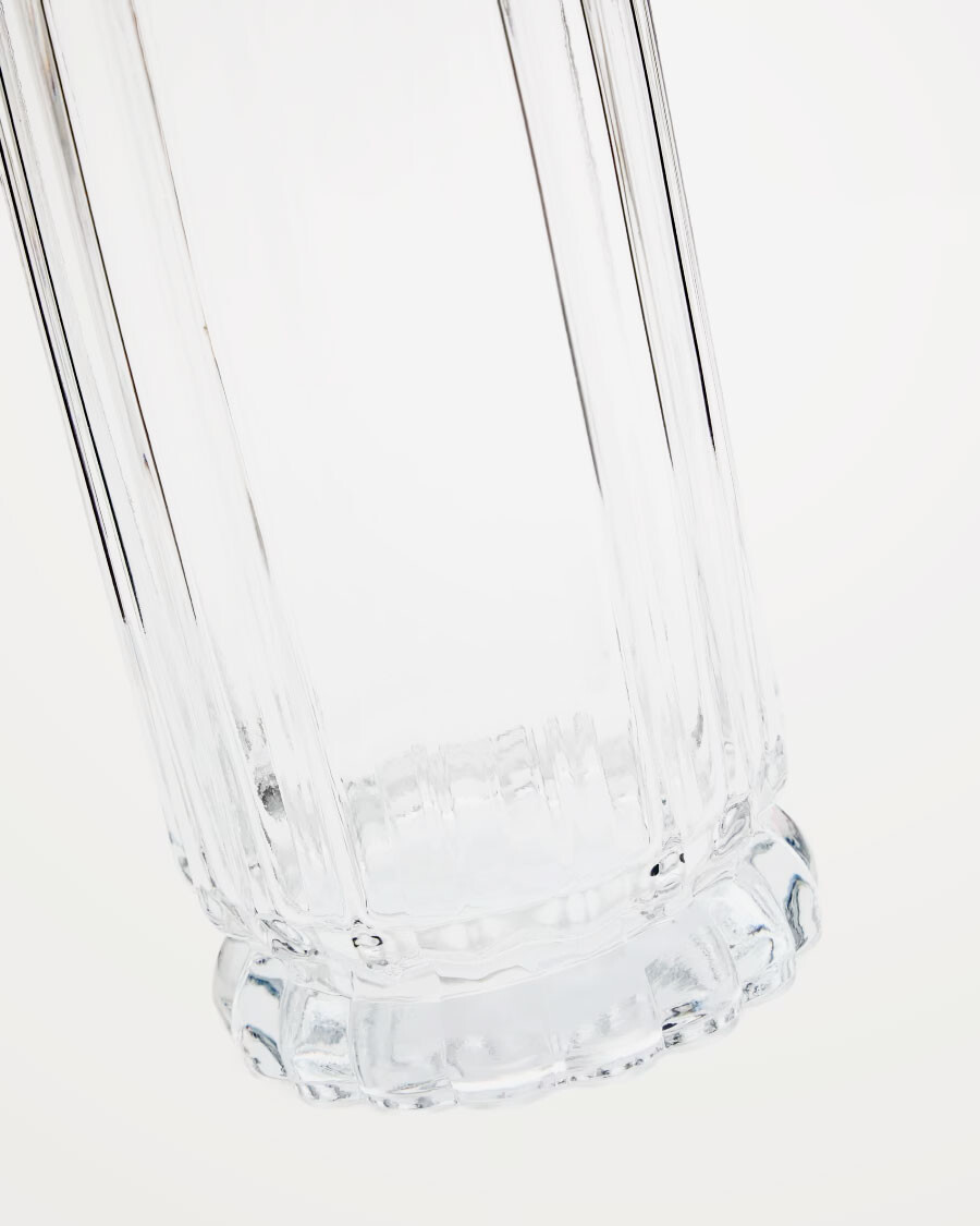 Jarrón Neblan de vidrio transparente 25,5 cm Jarrón Neblan de vidrio transparente 25,5 cm
