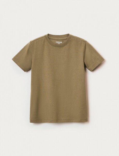CAMISETA DE ALGODÓN SÚPER CÓMODO INFANTIL VERDE