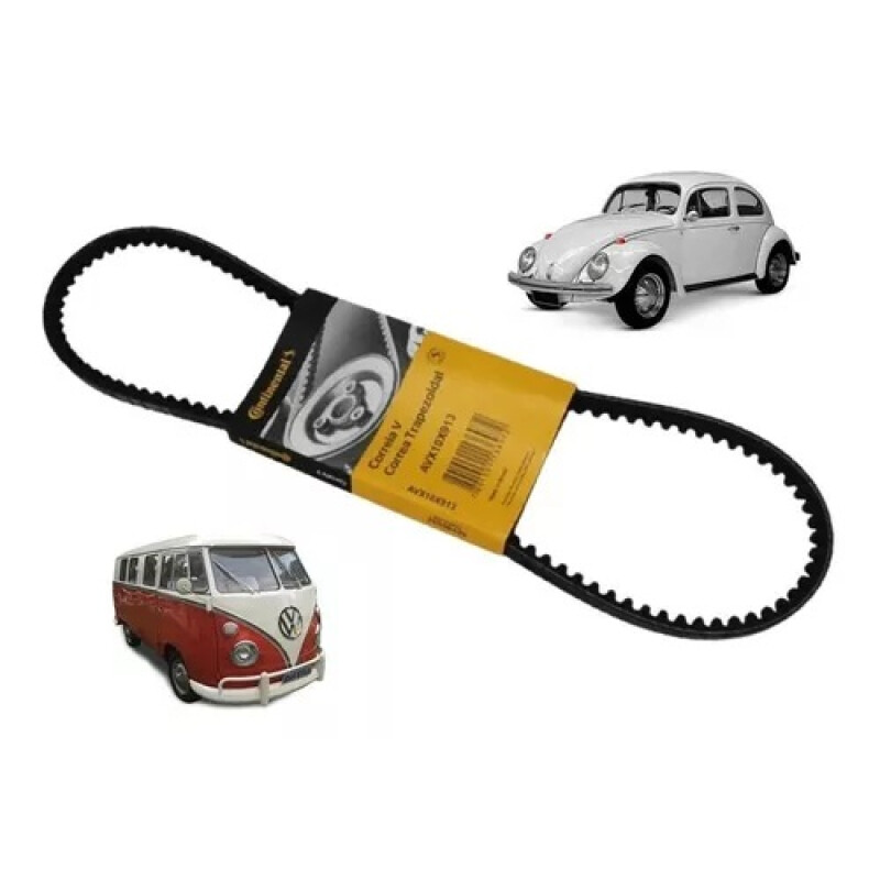 CORREA DE DINAMO O ALTERNADOR FUSCA / KOMBI 1600 10X915 Correa De Dinamo O Alternador Fusca / Kombi 1600 10x915