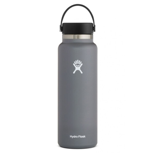 Botella Hydro Flask 40 OZ WIDE MOUTH 2.0 FLEX CAP STONE - Gris Botella Hydro Flask 40 OZ WIDE MOUTH 2.0 FLEX CAP STONE - Gris