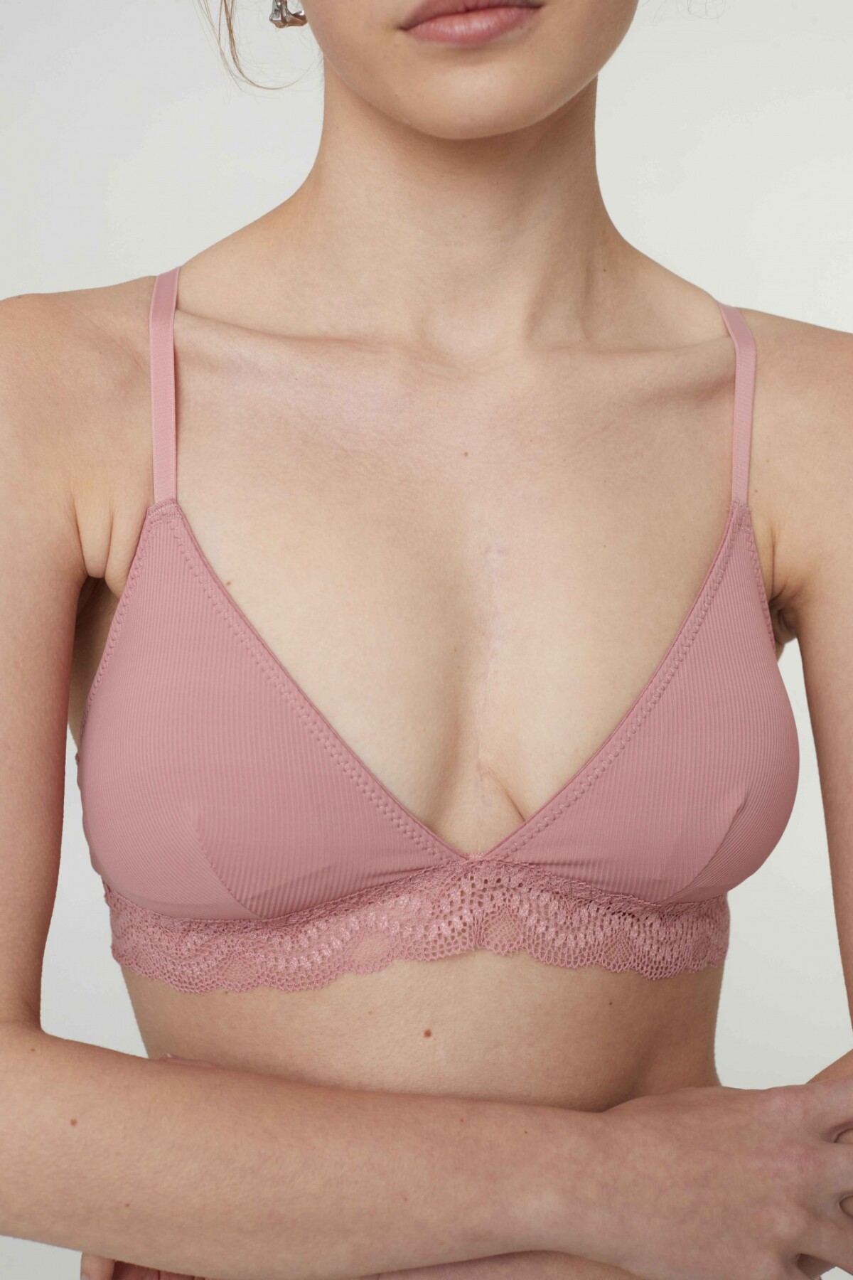 Soutien Triangular Ginebra Rosa Viejo