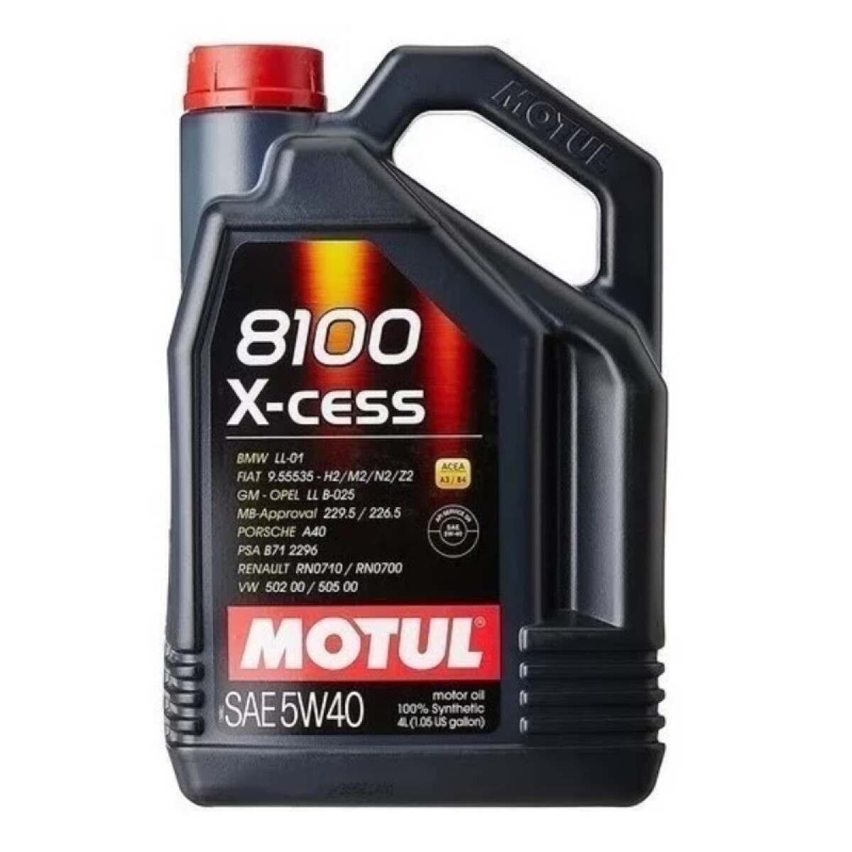 Motul 4t 8100 5w40 X-cess Sintetico 5l 