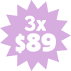 3x$89