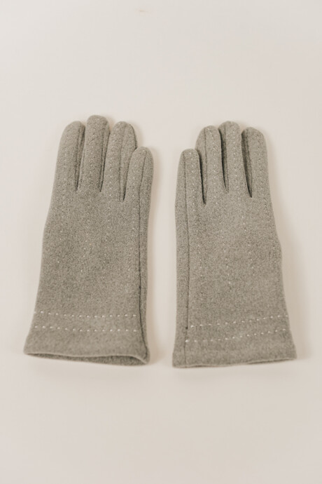 Guantes Gris