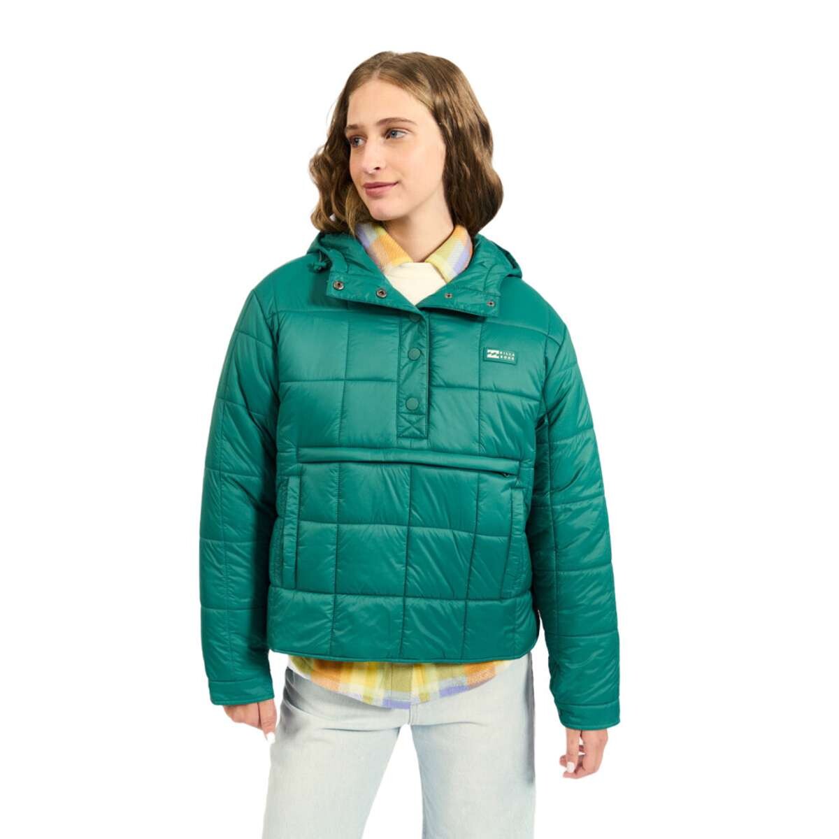 Campera Billabong Ride Puffer Anorak - Verde 