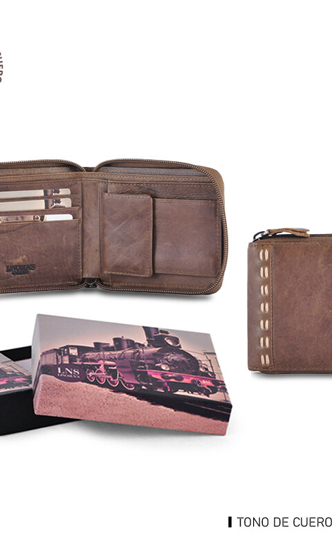 BILLETERA CUERO PEGASUS WHISKY