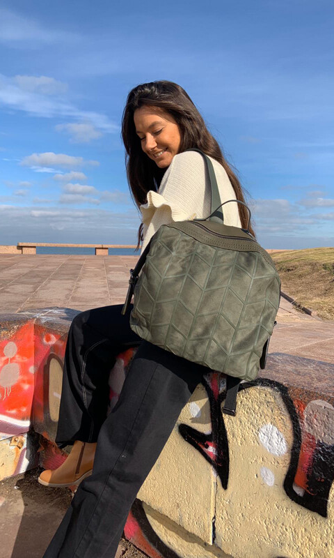 MOCHILA CANNES VERDE MILITAR