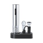 ABRIDOR ELECTRICO ACERO INOX 20x5CM C/ACCESORIOS BATERIA/USB ABRIDOR ELECTRICO ACERO INOX 20x5CM C/ACCESORIOS BATERIA/USB