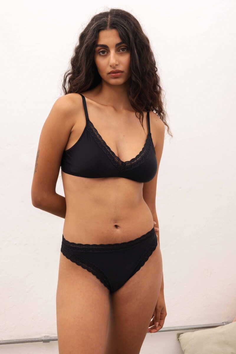 Pantie Less Isa [B30] Negro