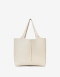 Shopper Cartera Shopper Reversible - Blanco Crema