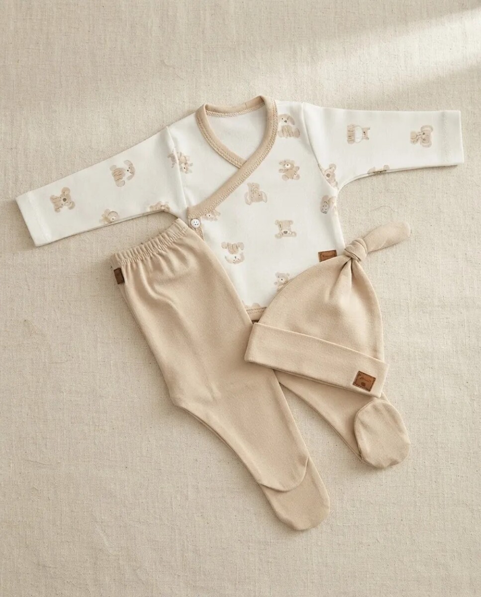 Primer muda PILIM estampada - beige 