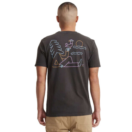 Remera Roark Unhustle Negro