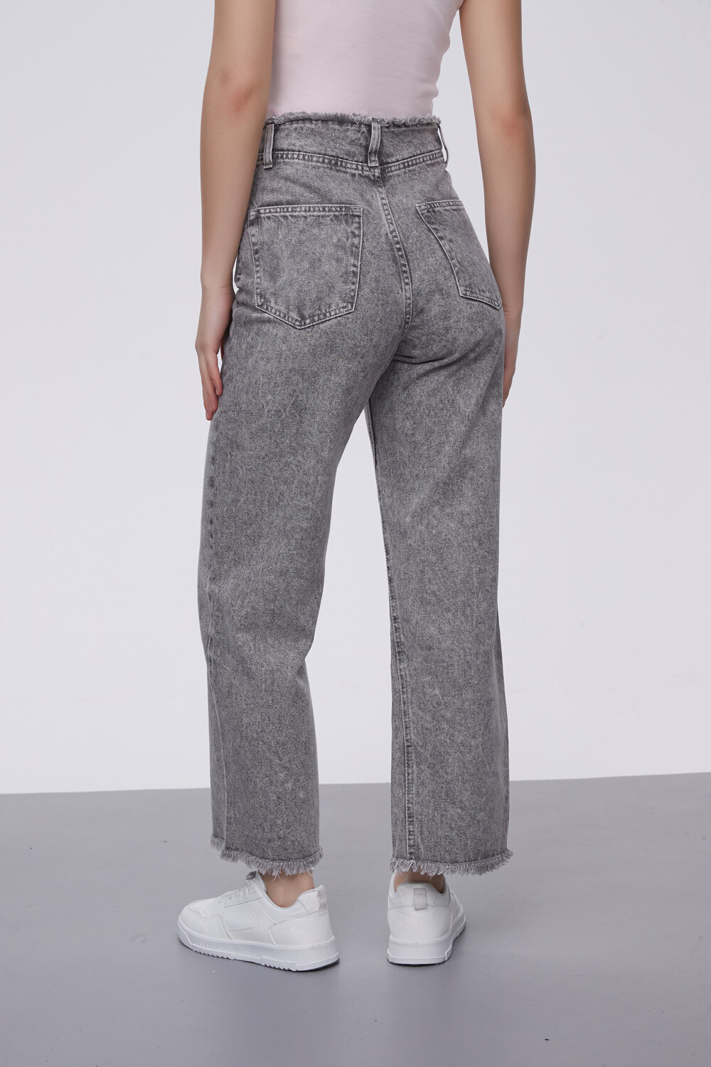 Pantalon Lianna Gris Claro