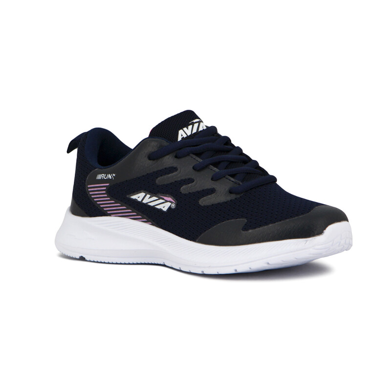 Avia Zapatillas Acordonadas Para Dama Dard- Navy/white Marino-blanco