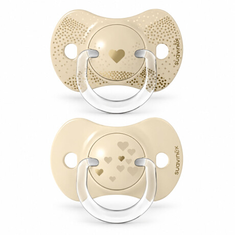Chupete x2 de 6-18 Meses Fisiológico SXPRO Silicona Suavinex Beige