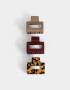 Broches Sets Carey Set De Broches Carey - Combinacion Tricolor