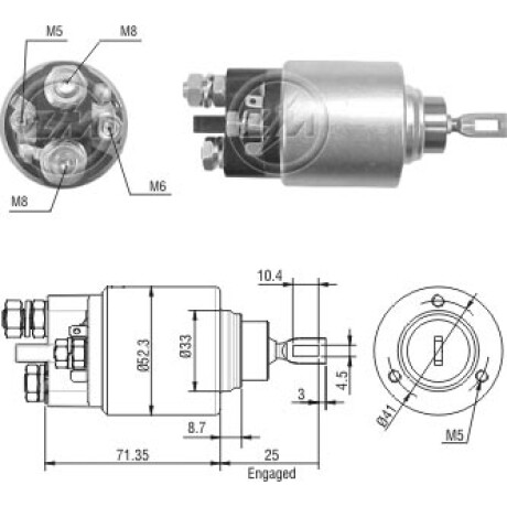 AUTOMATICO DE ARRANQUE BMW SERIE 3 5 BOSCH ZM AUTOMATICO DE ARRANQUE BMW SERIE 3 5 BOSCH ZM