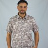 Camisa estampada Hawai Light Grey